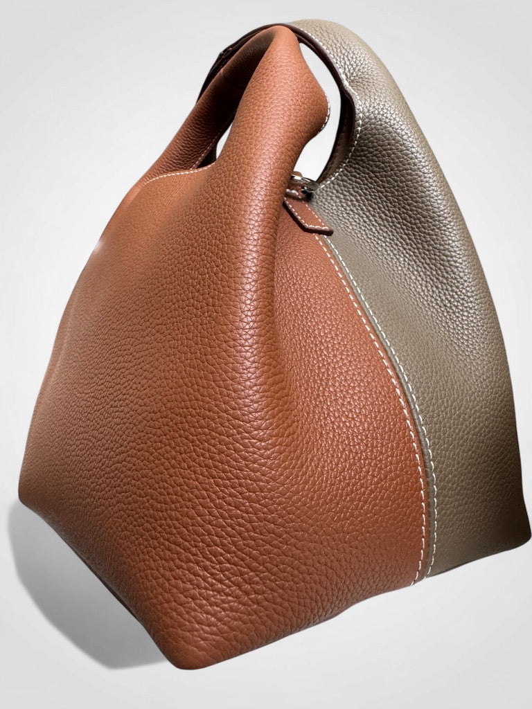 Cataleya - Bi-Colour Bag Desert Dune & Clay