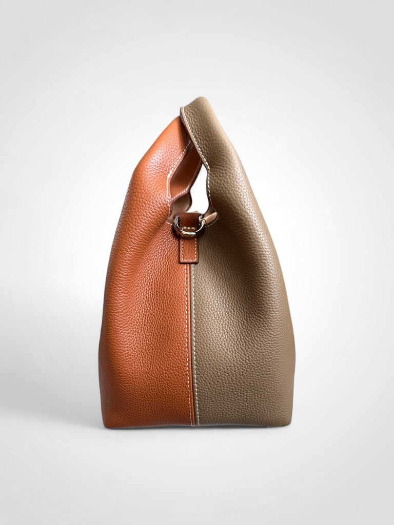 Cataleya - Bi-Colour Bag Desert Dune & Clay