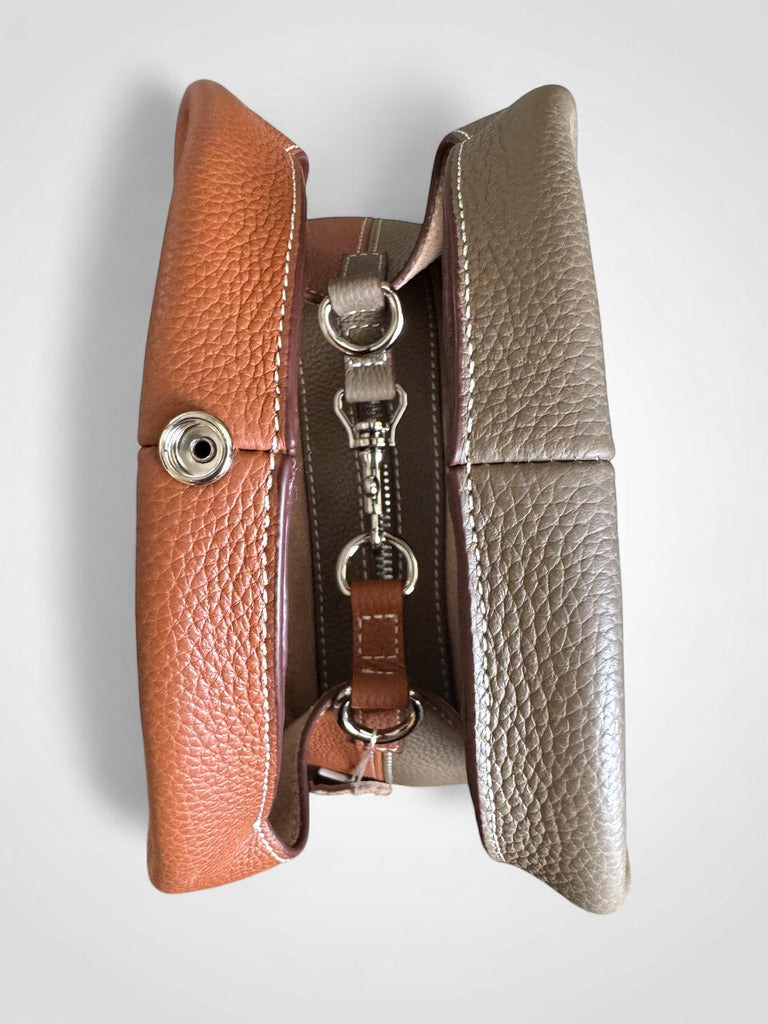 Cataleya - Bi-Colour Bag Desert Dune & Clay